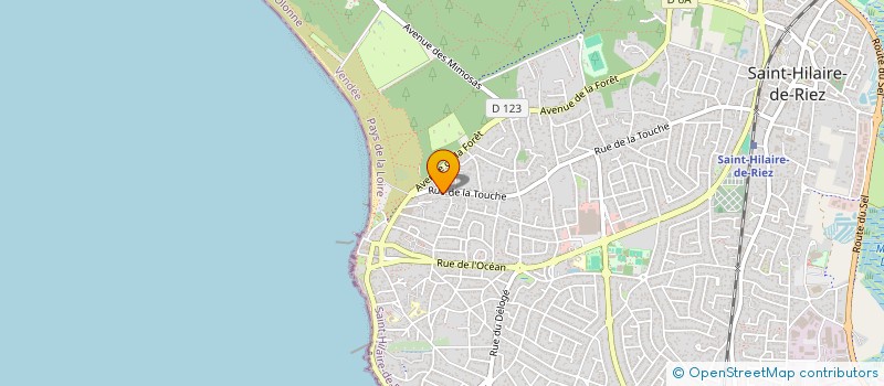 localisation de l'entreprise BETTY BOIBRUT  SAINT-HILAIRE-DE-RIEZ