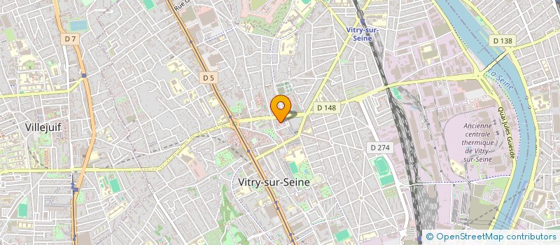 localisation de l'entreprise BETTY  J.P.A. à VITRY-SUR-SEINE