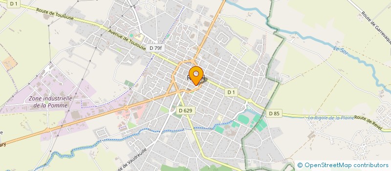 localisation de l'entreprise BETTY RASTOUL  REVEL