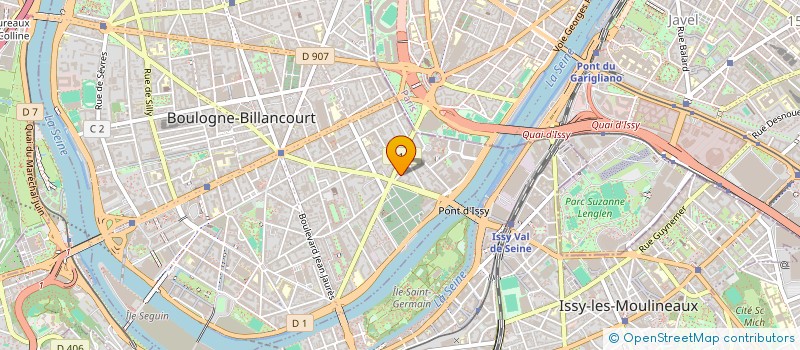 localisation de l'entreprise BETTY'S BEAUTY à BOULOGNE-BILLANCOURT