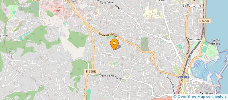 localisation de l'entreprise BETTYCLEAN à ANTIBES