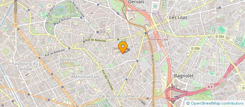 localisation de l'entreprise BETU FILMS  PARIS