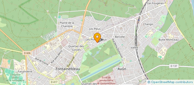 localisation de l'entreprise BETUPIVO  FONTAINEBLEAU