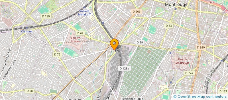 localisation de l'entreprise BETURF à CHATILLON
