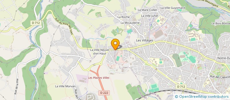 localisation de l'entreprise BETWEEN 2 MEDIATION ET CONSEIL à SAINT-BRIEUC