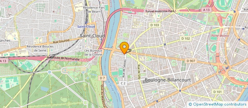 localisation de l'entreprise BETWEEN  BOULOGNE-BILLANCOURT