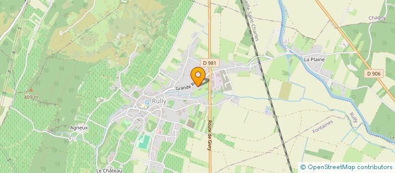 localisation de l'entreprise BETWEEN TWO BOTTLES  RULLY