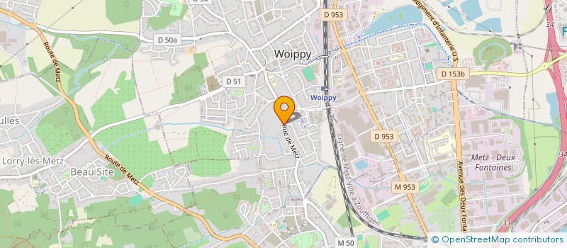 localisation de l'entreprise BETZY GUY EXPRESS à WOIPPY