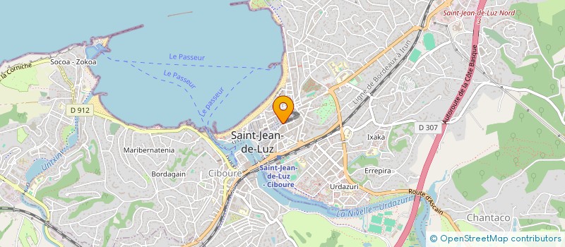 localisation de l'entreprise BEU à SAINT-JEAN-DE-LUZ