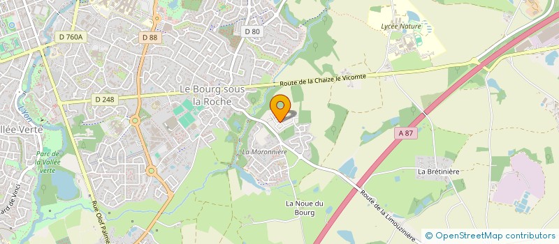 localisation de l'entreprise BEUB  LA ROCHE-SUR-YON