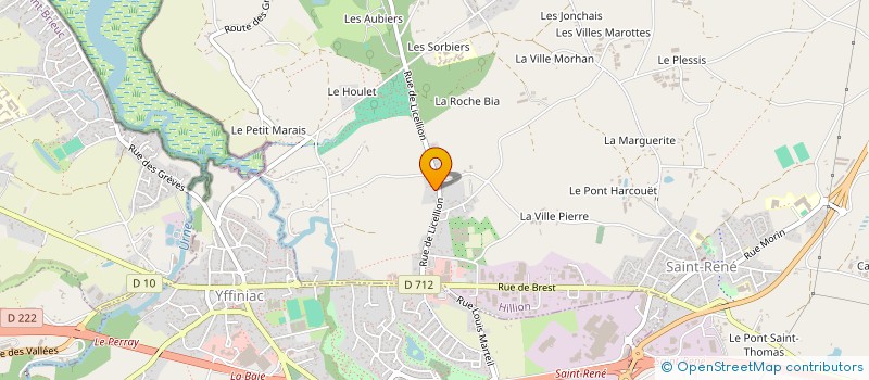 localisation de l'entreprise BEUBAR DSN  HILLION