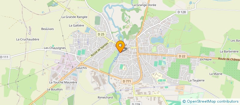 localisation de l'entreprise BEUCHER SAUVE  CRAON