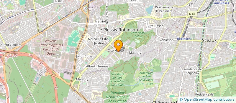 localisation de l'entreprise BEUCLAIR KARINE SASU  LE PLESSIS-ROBINSON