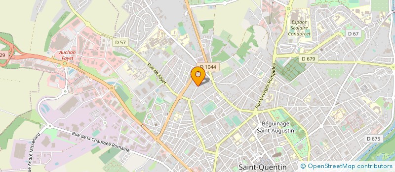 localisation de l'entreprise BEUDSERVICES à URVILLERS