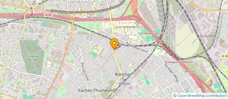 localisation de l'entreprise BEUGIN DEFRAIN à LILLE