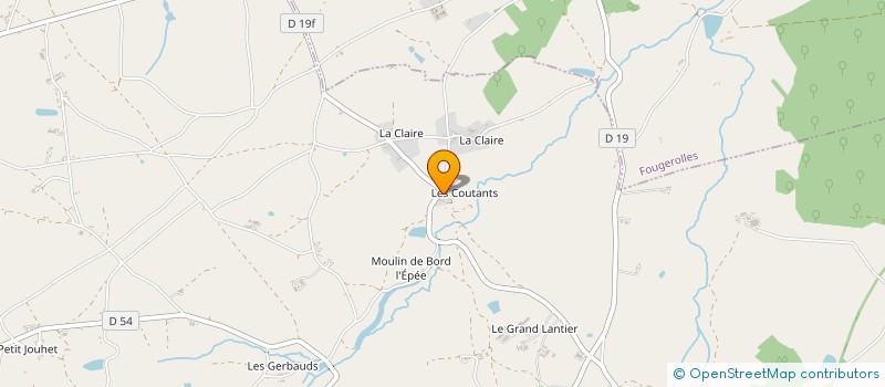 localisation de l'entreprise BEUNIET GILBERT à SAINT-DENIS-DE-JOUHET