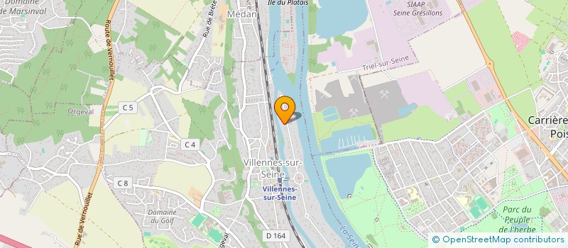 localisation de l'entreprise BEUNON IMMOBILIER  VILLENNES-SUR-SEINE