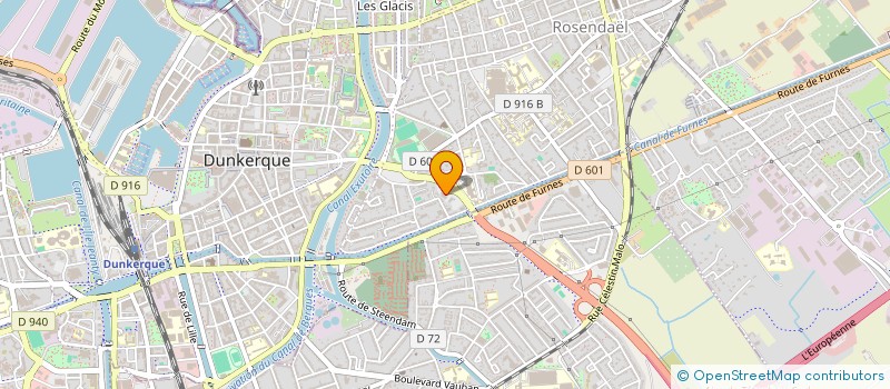 localisation de l'entreprise BEUNS ET DUJARDIN à DUNKERQUE