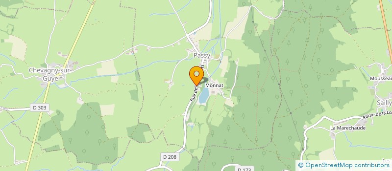 localisation de l'entreprise BEURDINOIR PRODUCTION  PASSY