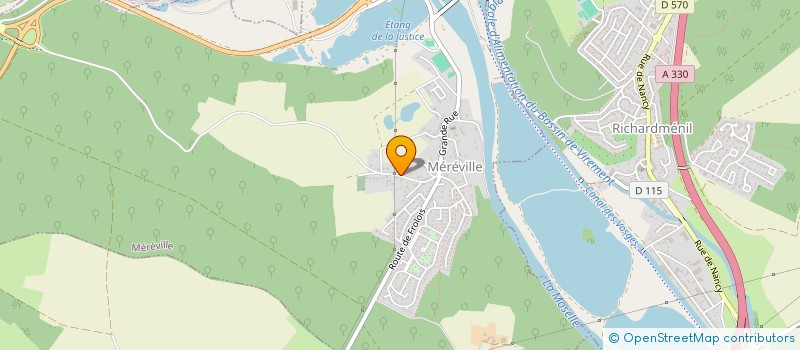 localisation de l'entreprise BEUREY STUDIO  MEREVILLE