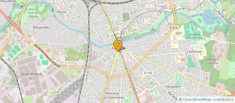 localisation de l'entreprise BEURNEZ JEAN-MICHEL ET JACQUELINE  LE MANS