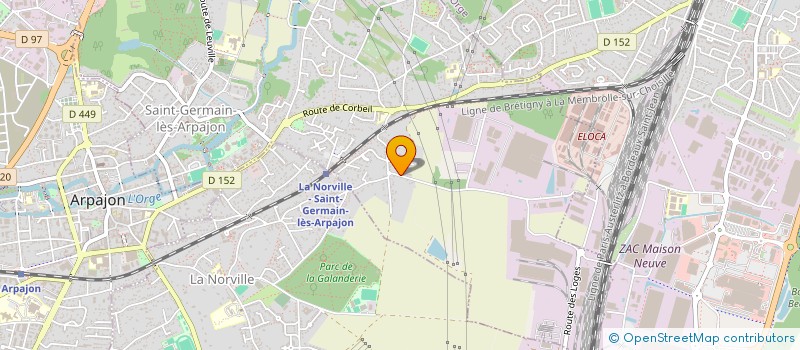 localisation de l'entreprise BEURNY à SAINT-GERMAIN-LES-ARPAJON