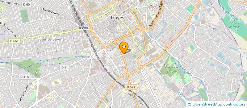 localisation de l'entreprise BEURY TROYES  SAINTE-SAVINE