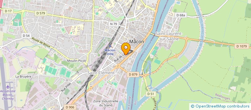 localisation de l'entreprise BEUSCART PRISMA à MACON