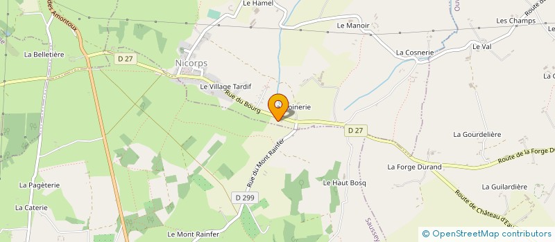 localisation de l'entreprise BEUVE SAS à NICORPS