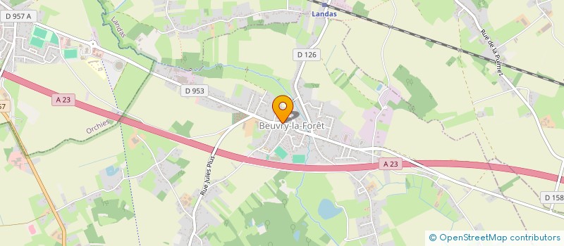 localisation de l'entreprise BEUVRY LA FORET ENCHANTANT  BEUVRY-LA-FORET
