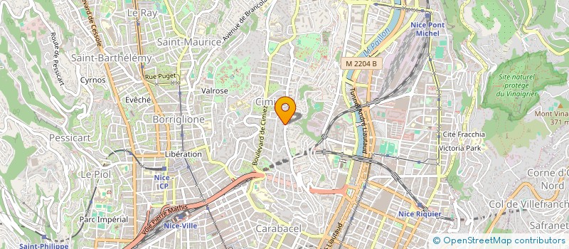 localisation de l'entreprise BEUZ INVEST à NICE