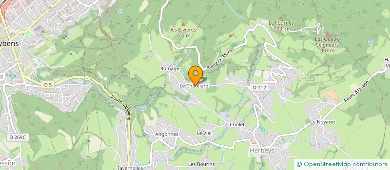 localisation de l'entreprise BEUZELIN PLATRERIE ISOLATION  HERBEYS