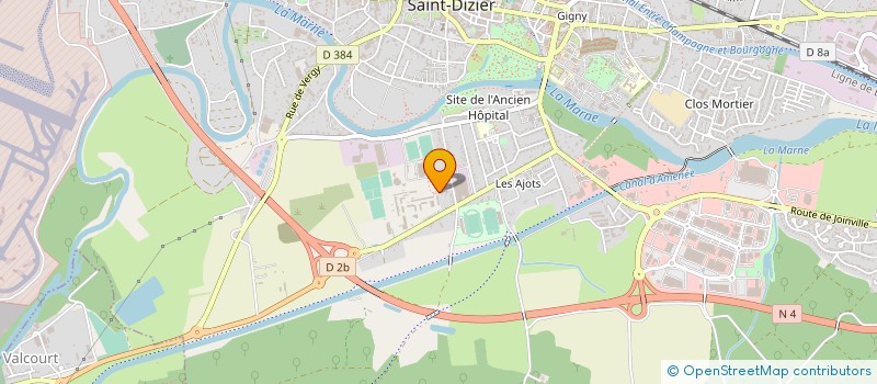 localisation de l'entreprise BEUZELIN PROTHESES DENTAIRES à SAINT-DIZIER