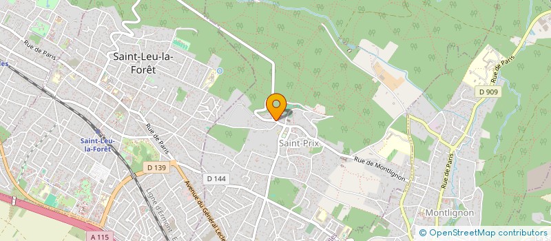 localisation de l'entreprise BEVA à SAINT-PRIX