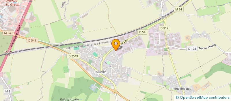 localisation de l'entreprise BEVA  AVELIN