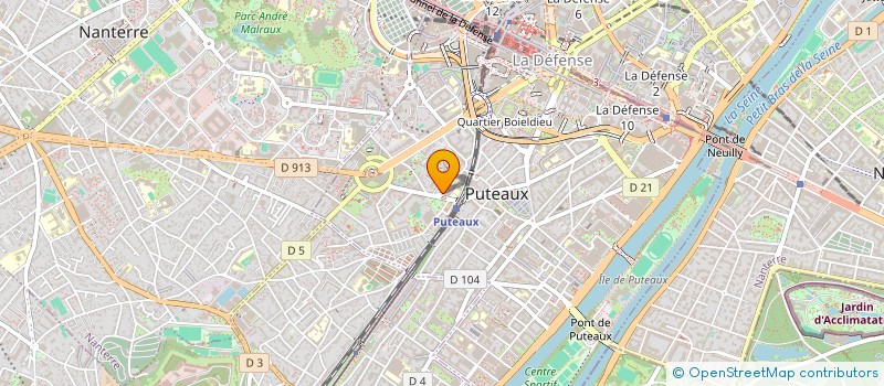 localisation de l'entreprise BEVACORP  PUTEAUX