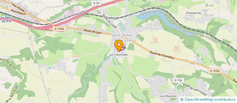 localisation de l'entreprise BEVAL  SAINT-DIDIER-DE-LA-TOUR