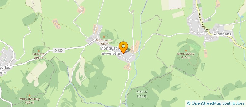 localisation de l'entreprise BEVALOT  MONTJUSTIN-ET-VELOTTE