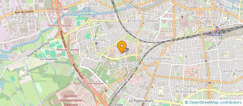 localisation de l'entreprise BEVAN  RENNES