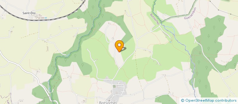 localisation de l'entreprise BEVAN ER FOENNEC  BOTSORHEL