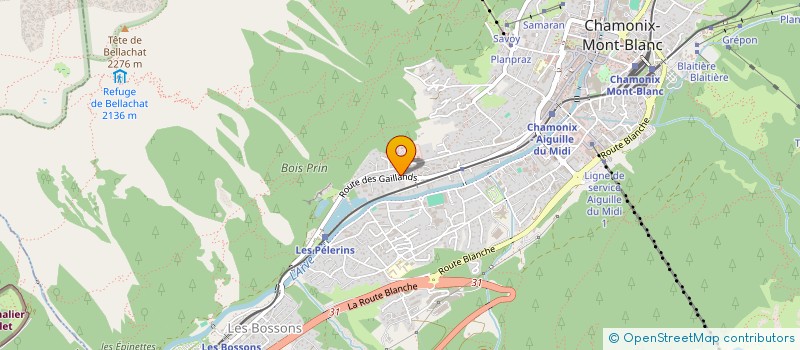 localisation de l'entreprise BEVAN MURDOCH  CHAMONIX-MONT-BLANC