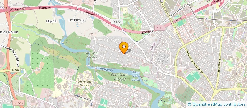 localisation de l'entreprise BEVBY à AVRILLE