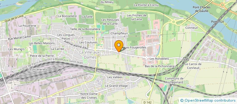 localisation de l'entreprise BEVEGE  LA VILLE-AUX-DAMES