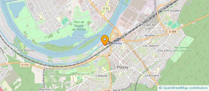 localisation de l'entreprise BEVELOP  POISSY