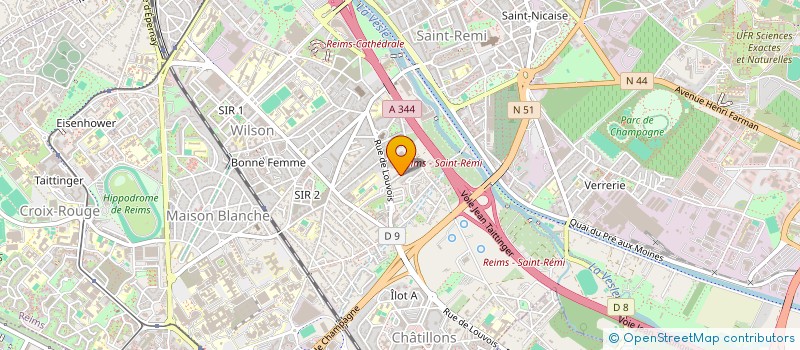 localisation de l'entreprise BEVERAGES MY WAY  REIMS