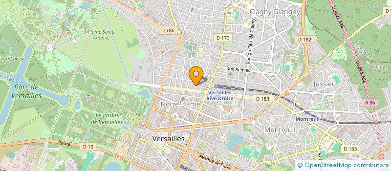 localisation de l'entreprise BEVERLEY CONSTRUCTIONS à VERSAILLES