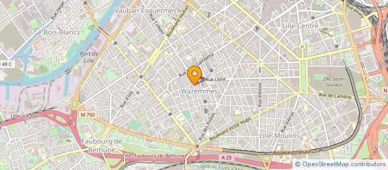localisation de l'entreprise BEVERLY BUSINESS à LILLE