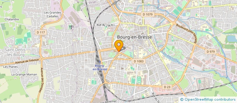 localisation de l'entreprise BEVERLY II à BOURG-EN-BRESSE