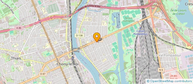 localisation de l'entreprise BEVERLY PARIS à CHOISY-LE-ROI