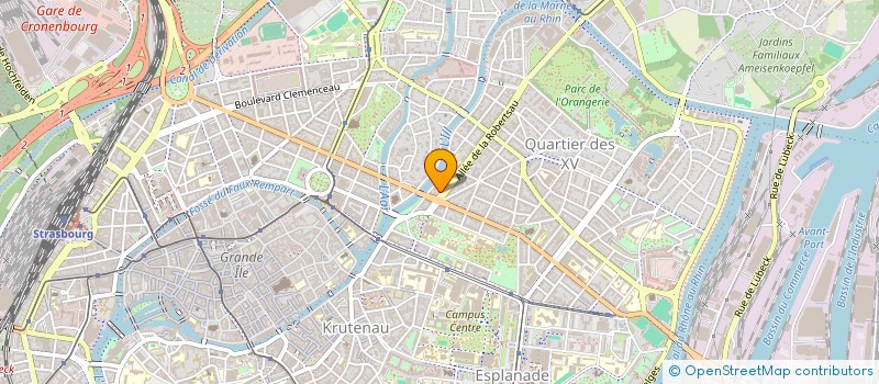 localisation de l'entreprise BEVERLY PLAZA à STRASBOURG